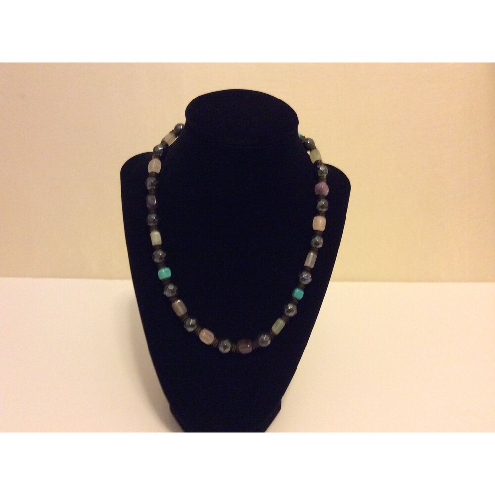 Multiple Gemstone Beaded Necklace